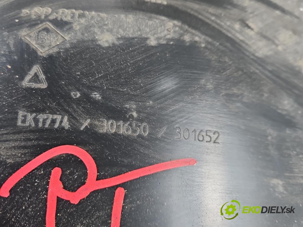 Renault Clio IV 2012-2020 1.2 16V 73 HP manual 54 kW 1149 cm3 5- Blatník: zadné pravé 767487242R