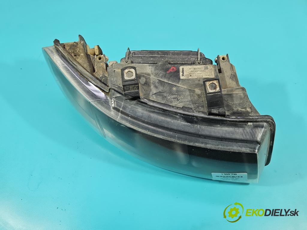 Seat Toledo II 1998-2004 1.9 tdi 110 HP manual 81 kW 1896 cm3 4- Reflektor: pravý 1M1941002D (Svetlo predné pravé)