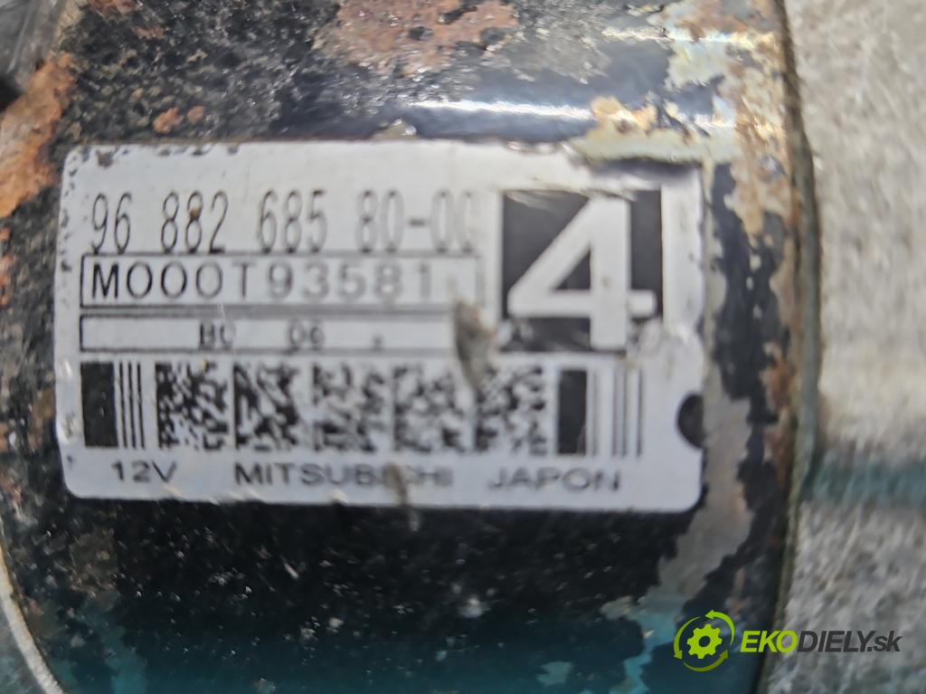 Peugeot 308 I 2007-2013 1.6 hdi 92 hp manual 68 kW 1560 cm3 5- startér: 9688268580 (Startér)