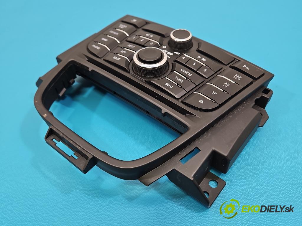 Opel Astra IV 2009-2015 1.7 cdti 125 hp manual 92 kW 1686 cm3 5- Přepínač rádia nebo navigace: 13346052