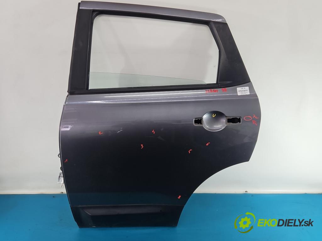 Nissan Qashqai I J10 2006-2013 1.6 16V HR16DE: 117 HP manual 86 kW 1598 cm3 5- dvere zadné ľavé  (Kľučka dverí ostatné)