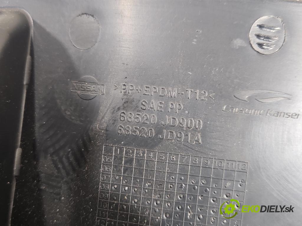 Nissan Qashqai I J10 2006-2013 1.6 16V 117 HP manual 86 kW 1598 cm3 5- kastlík 68520-JD900