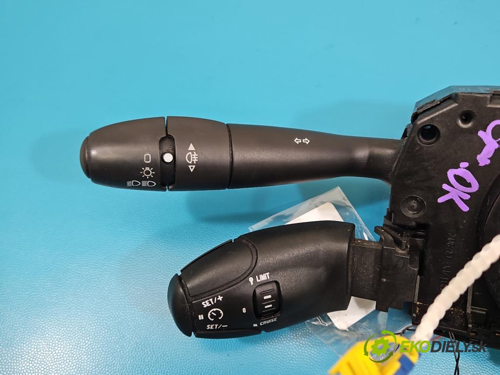 Peugeot 308 I 2007-2013 1.6 hdi 92 HP manual 68 kW 1560 cm3 5- prepínač komplex: 96643947XT (Prepínacie páčky pod volantom)