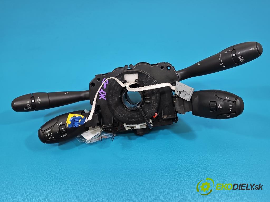 Peugeot 308 I 2007-2013 1.6 hdi 92 HP manual 68 kW 1560 cm3 5- prepínač komplex: 96643947XT (Prepínacie páčky pod volantom)