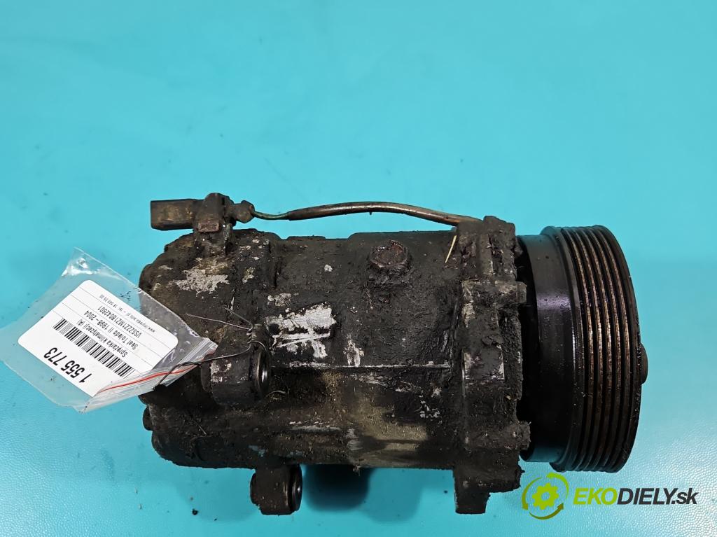 Seat Toledo II 1998-2004 1.9 tdi 110 hp manual 81 kW 1896 cm3 4- Kompresor: klíma 1J0820803F (Kompresor klimatizace)