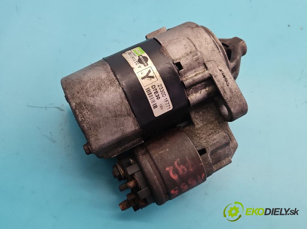 Nissan Micra K12 2003-2010 1.4 16V 88 HP manual 65 kW 1386 cm3 3- štartér D7E30 (Štartér)