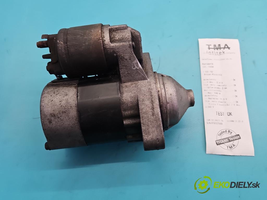 Nissan Micra K12 2003-2010 1.4 16V 88 hp manual 65 kW 1386 cm3 3- startér: D7E30 (Startér)