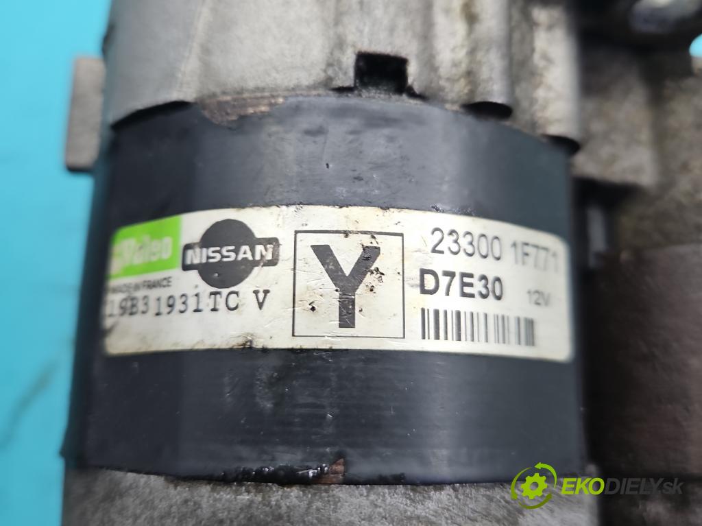 Nissan Micra K12 2003-2010 1.4 16V 88 HP manual 65 kW 1386 cm3 3- štartér D7E30 (Štartér)