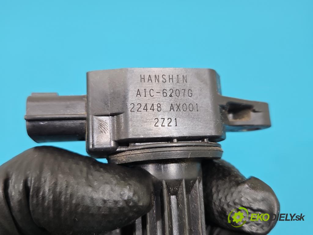 Nissan Micra K12 2003-2010 1.4 16V 88 hp manual 65 kW 1386 cm3 3- cívka zapalovací 22448 AX001 (Zážehová cívka)