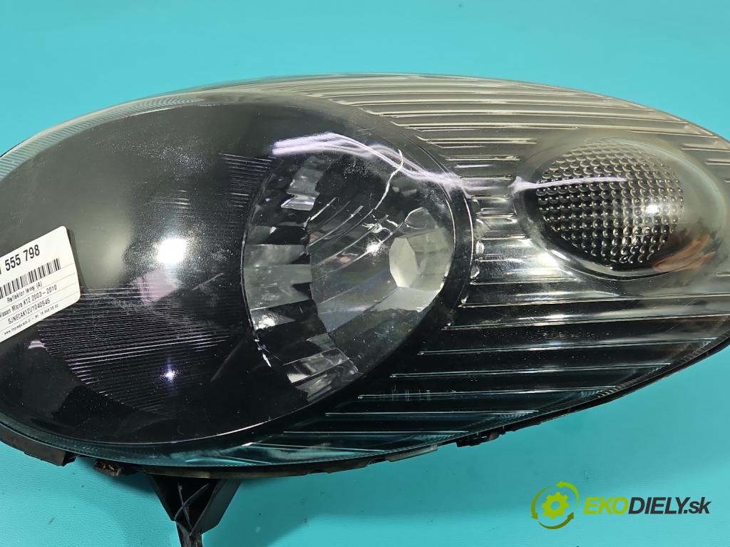 Nissan Micra K12 2003-2010 1.4 16V 88 HP manual 65 kW 1386 cm3 3- Reflektor: ľavý  (Kľučka dverí ostatné)