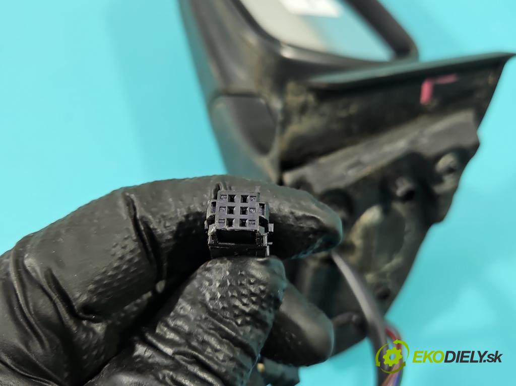 Peugeot 307 1.6 hdi 109 hp manual 80 kW 1560 cm3 5- zpětné zrcátko levé  (Klika dveří ostatní)