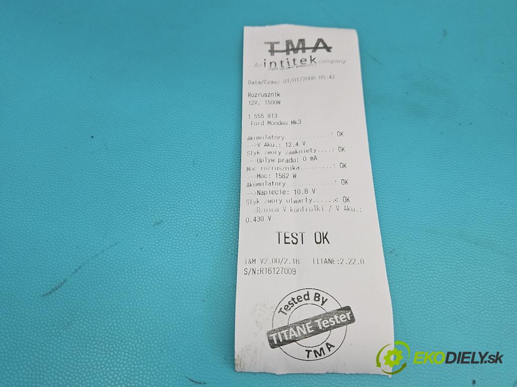 Ford Mondeo Mk3 2000-2007 2.0 tdci 131 HP manual 96 kW 1998 cm3 5- štartér  (Štartér)