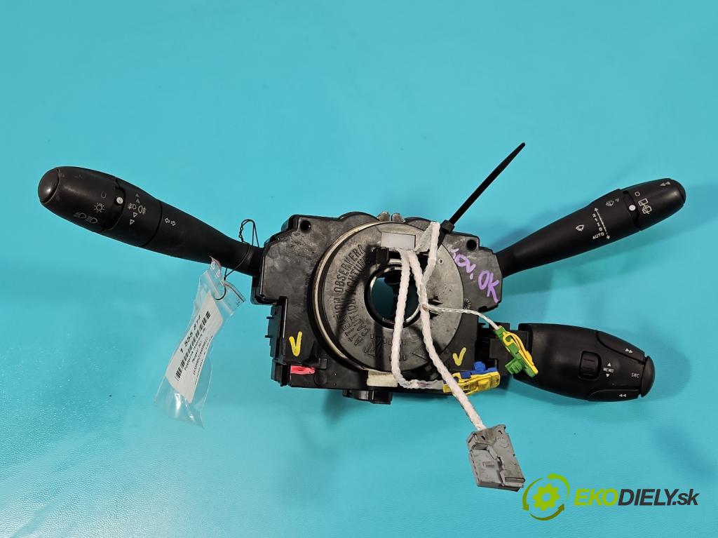 Peugeot 307 1.6 hdi 109 HP manual 80 kW 1560 cm3 5- prepínač komplex: 96605592XT (Prepínacie páčky pod volantom)