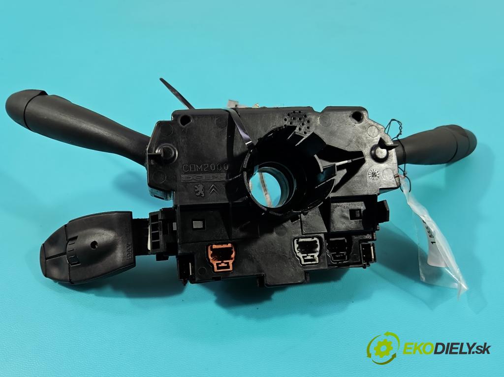 Peugeot 307 1.6 hdi 109 HP manual 80 kW 1560 cm3 5- prepínač komplex: 96605592XT (Prepínacie páčky pod volantom)