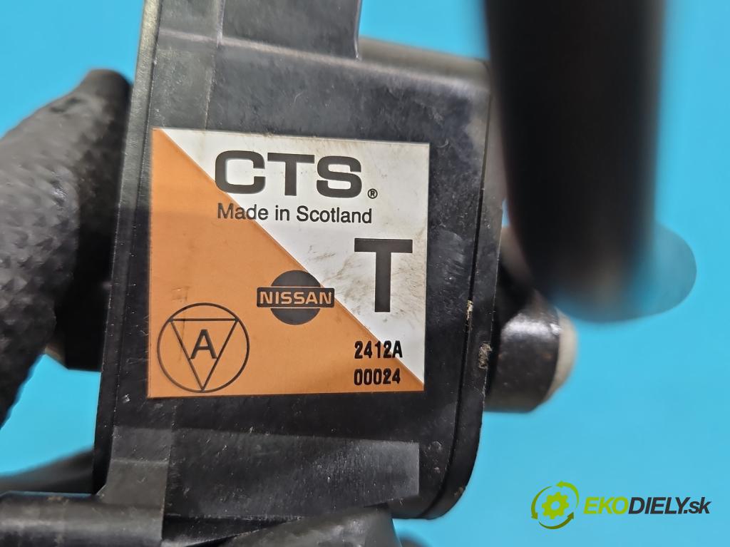 Nissan Qashqai I J10 2006-2013 1.6 16V 117 HP manual 86 kW 1598 cm3 5- pedal plyn potenciometr: