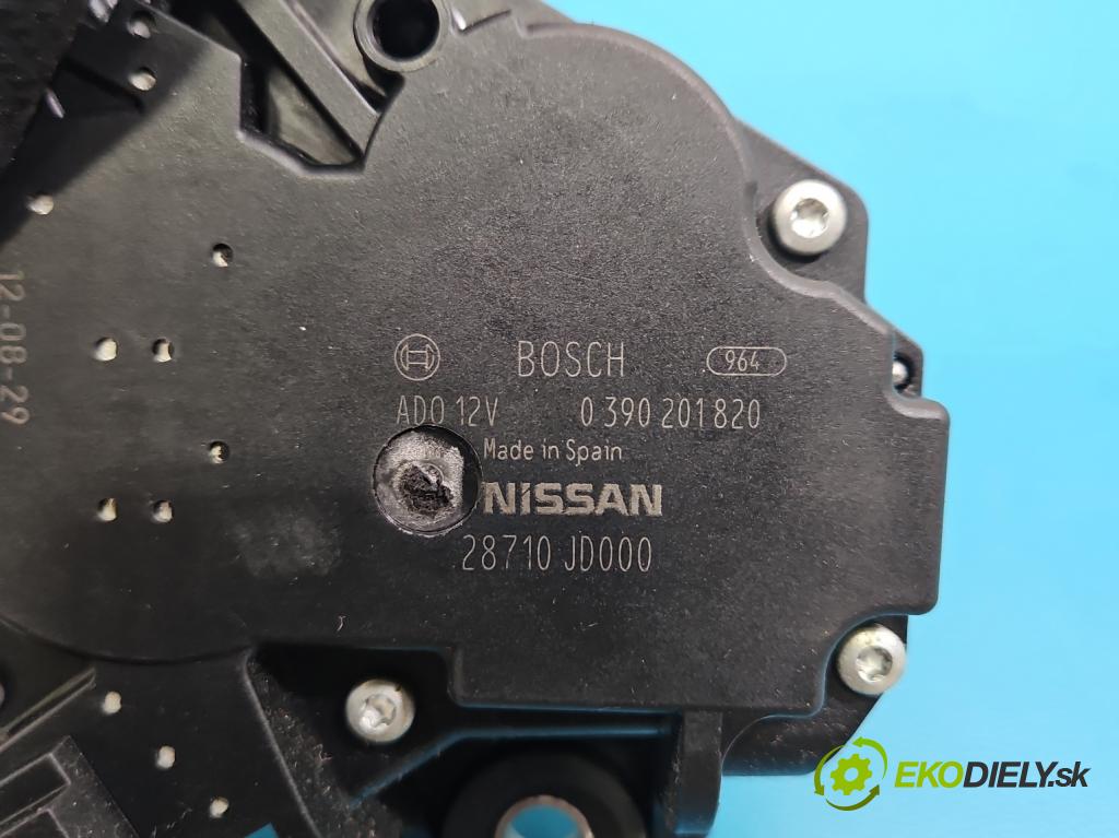 Nissan Qashqai I J10 2006-2013 1.6 16V 117 hp manual 86 kW 1598 cm3 5- motor stěrače zadní 0390201820