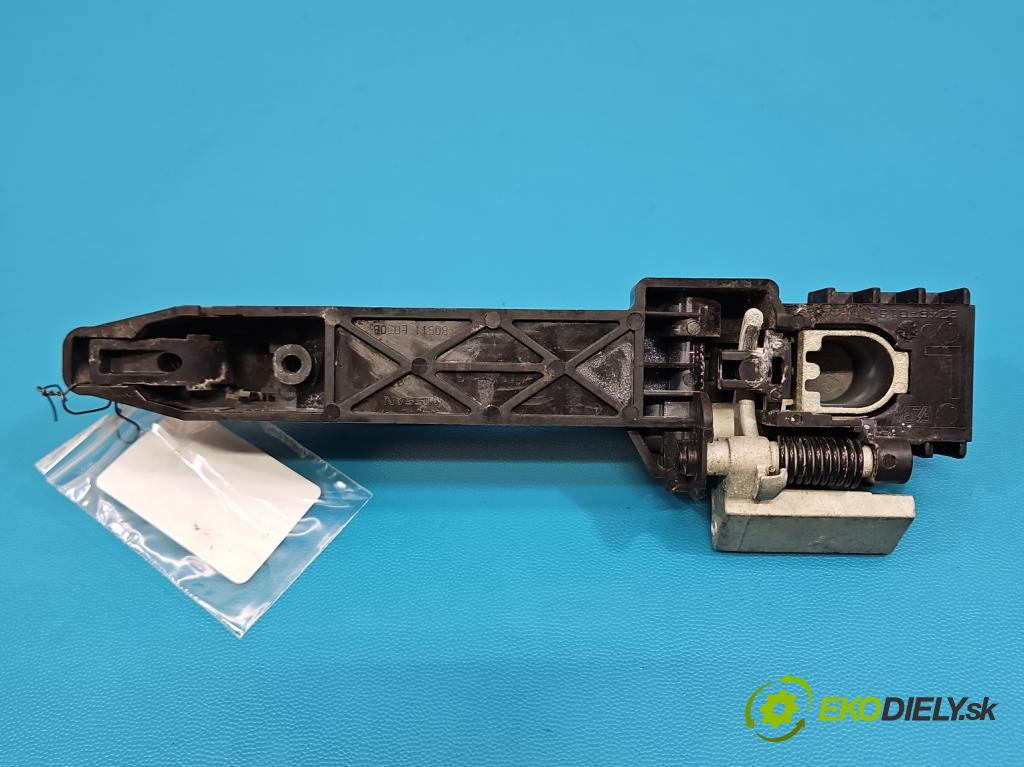 Nissan Qashqai I J10 2006-2013 1.6 16V 117 HP manual 86 kW 1598 cm3 5- rukoväť zadné ľavé mimo: 80611-EB30B (Kľučka dverí ostatné)