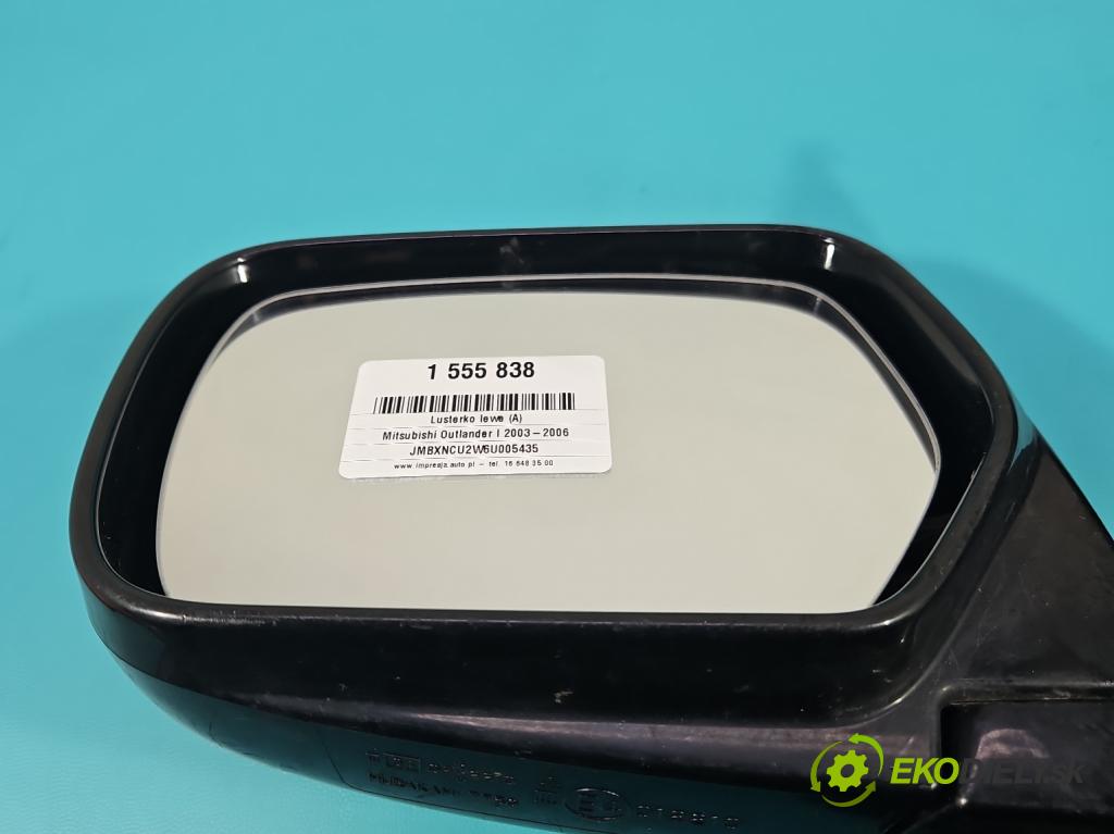 Mitsubishi Outlander I 2003-2006 2.0 16V 136 HP manual 100 kW 1997 cm3 5- zrkadlo ľavé  (Kľučka dverí ostatné)