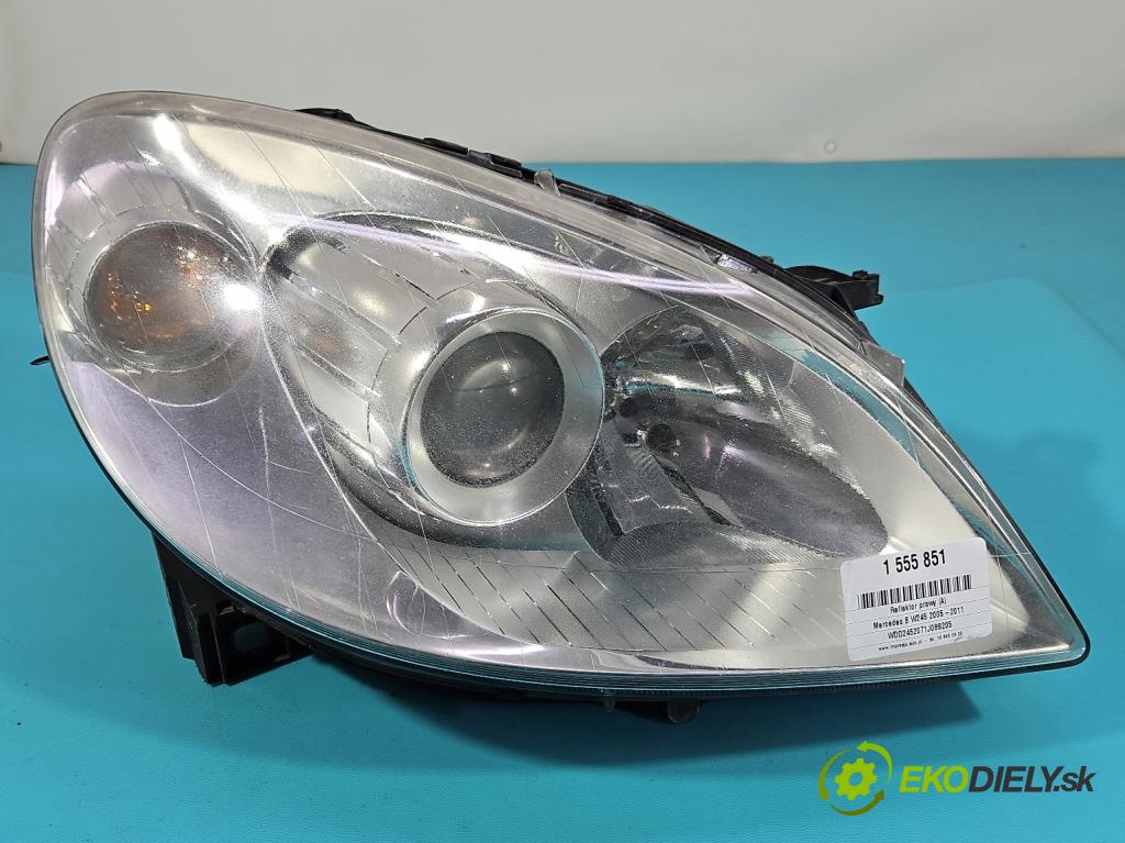 Mercedes B W245 2005-2011 2.0 CDI 109 HP manual 80 kW 1992 cm3 5- Reflektor: pravý 0301220202 (Svetlo predné pravé)