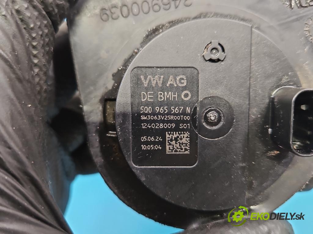 Skoda Kamiq 1.0 TSI 116 hp automatic 85 kW 999 cm3 5- čerpadlo oběh: vody 5Q0965567N