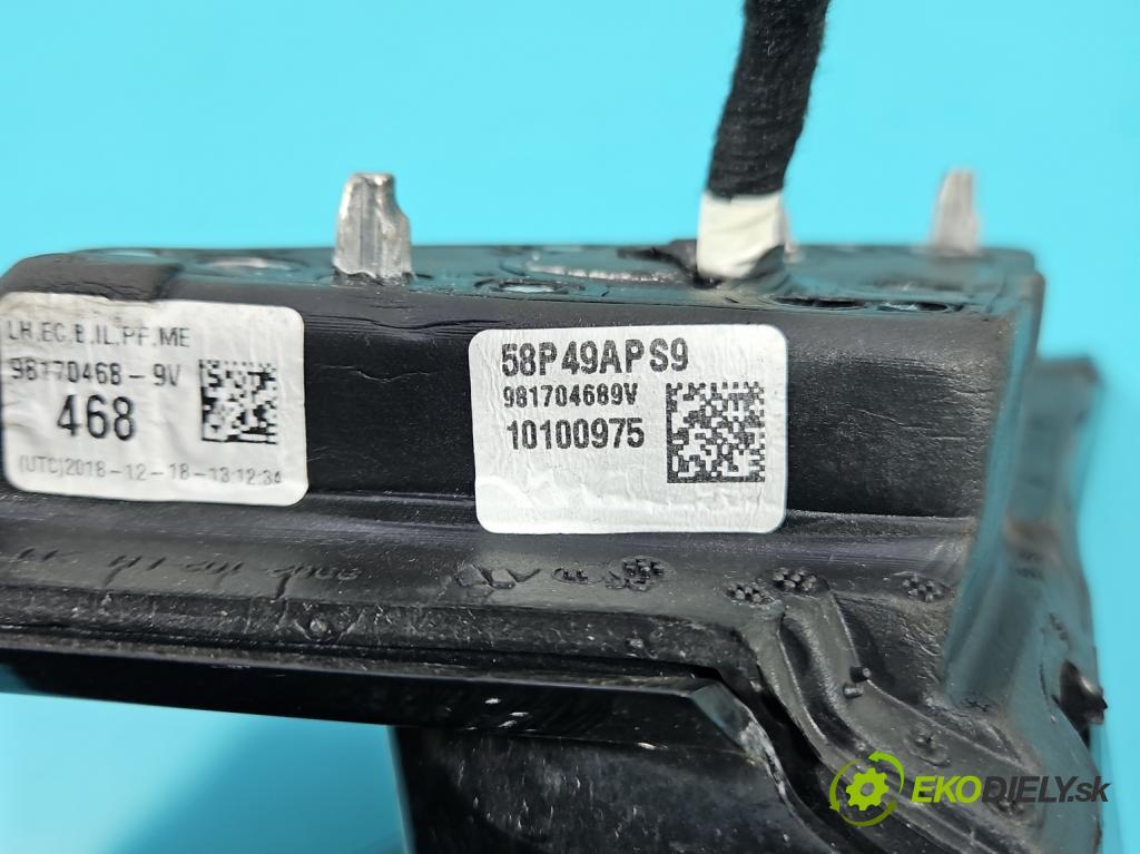 Peugeot 508 II 2018- 1.6 224 hp automatic 165 kW 1598 cm3 5- zpětné zrcátko levé  (Klika dveří ostatní)