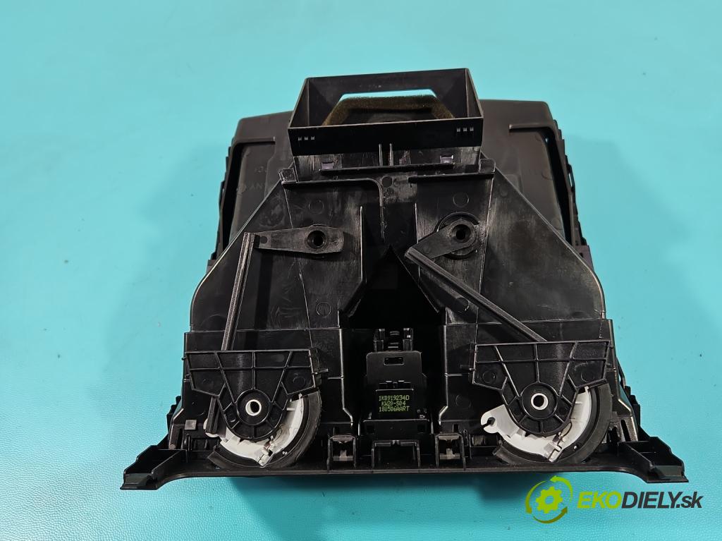 Vw Golf V 2003-2009 1.6 FSI 116 HP manual 85 kW 1598 cm3 5- Mřížka: kúrenia stredová 1K0819743B (Mriežka kúrenia (fukár))