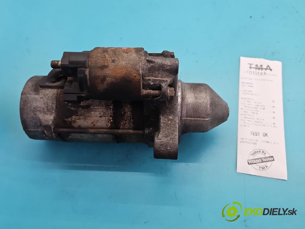 Toyota Auris I 2006-2013 2.0 D4D 126 hp manual 93 kW 1998 cm3 5- startér:  (Startér)