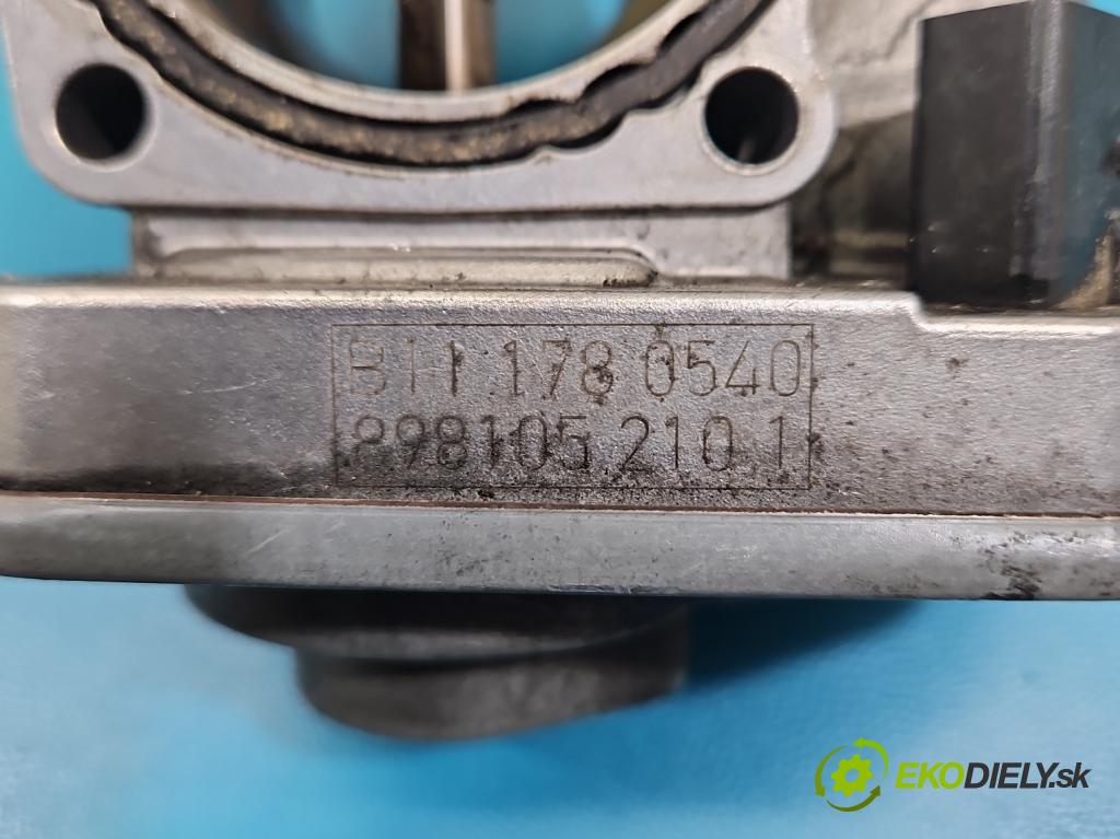 Opel Astra IV 2009-2015 1.7 cdti 125 hp manual 92 kW 1686 cm3 5- škrticí klapka 8981052101 (Škrticí klapka)