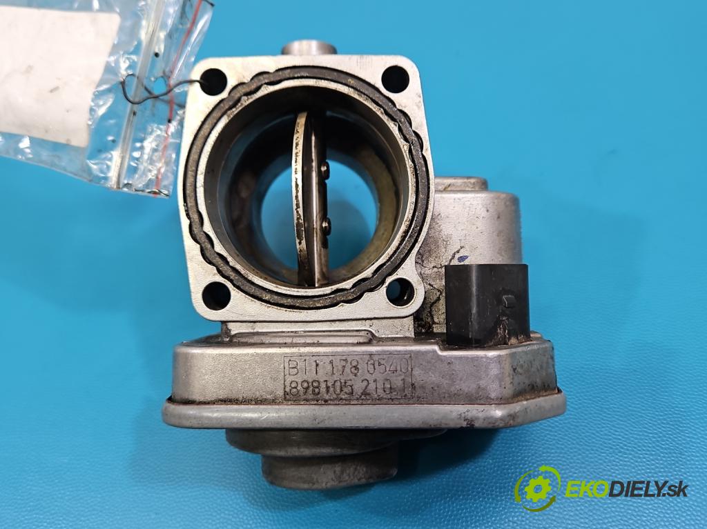 Opel Astra IV 2009-2015 1.7 cdti 125 hp manual 92 kW 1686 cm3 5- škrticí klapka 8981052101 (Škrticí klapka)