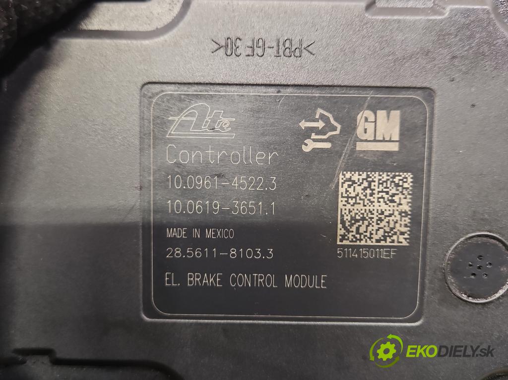 Opel Astra IV 2009-2015 1.7 cdti 125 HP manual 92 kW 1686 cm3 5- čerpadlo abs 13356789 (Pumpa ABS)