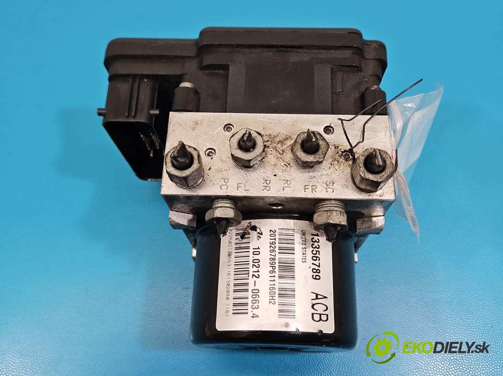 Opel Astra IV 2009-2015 1.7 cdti 125 HP manual 92 kW 1686 cm3 5- čerpadlo abs 13356789 (Pumpa ABS)