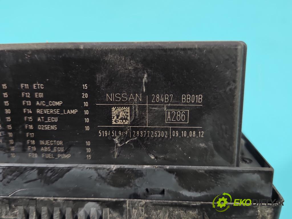 Nissan Qashqai I J10 2006-2013 1.6 16V 117 hp manual 86 kW 1598 cm3 5- řídící jednotka 284B7BB01B