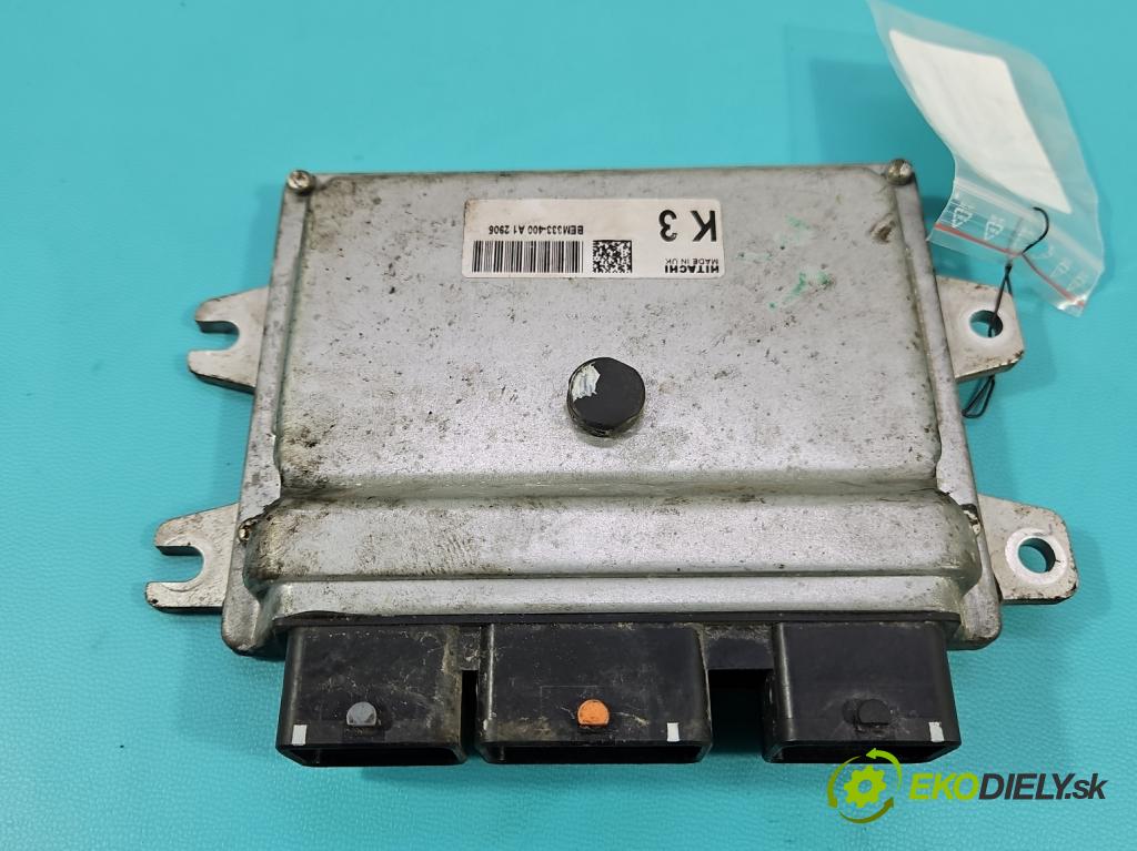 Nissan Qashqai I J10 2006-2013 1.6 16V 117 HP manual 86 kW 1598 cm3 5- riadiaca jednotka motora BEM333-400