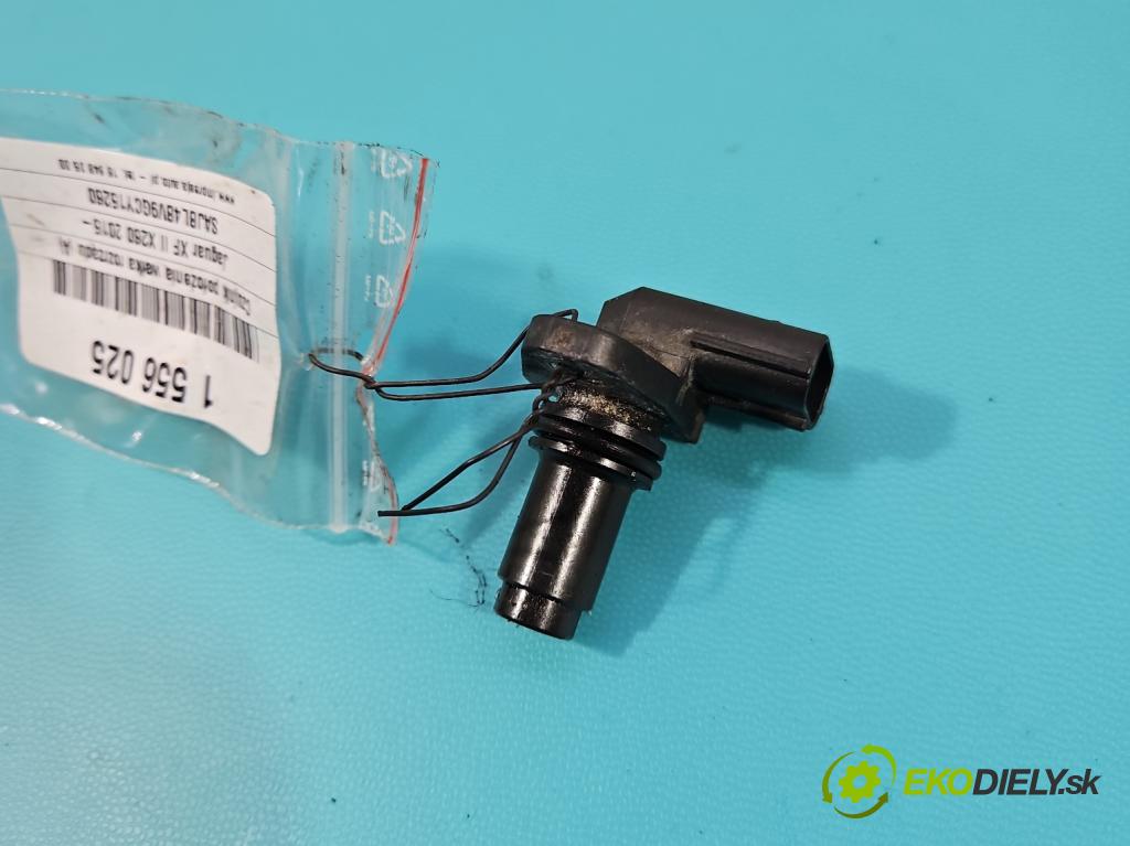 Jaguar XF II X260 2015- 3.0 V6 340KM: automatic 250 kW 2995 cm3 4- snímač pozícia: válka načasovanie 6G9N-12K073-BB (Snímač polohy kľukového hriadeľa)