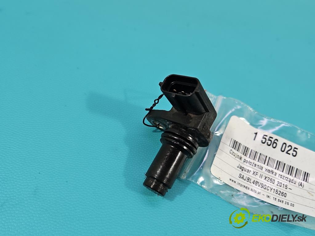 Jaguar XF II X260 2015- 3.0 V6 340KM automatic 250 kW 2995 cm3 4- snímač pozice: hřídele vačkový 6G9N-12K073-BB (Snímač polohy klikového hřídele)