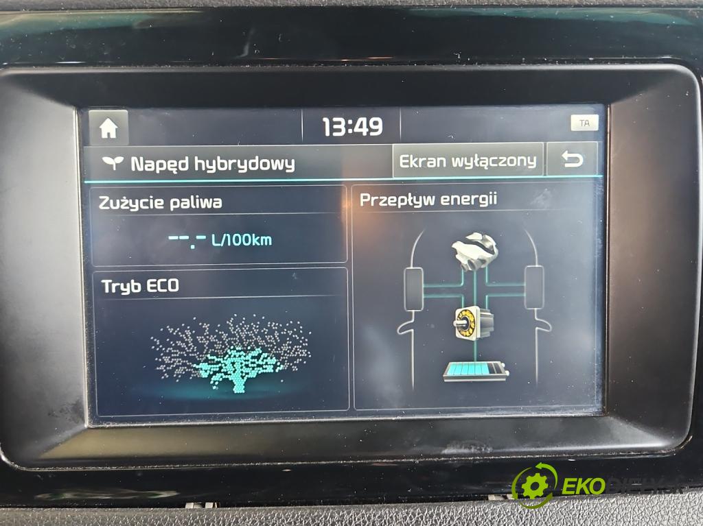 Kia Niro I 2016-2022 1.6 GDI 105 HP automatic 77 kW 1580 cm3 5- Radio originál 96550-G5010