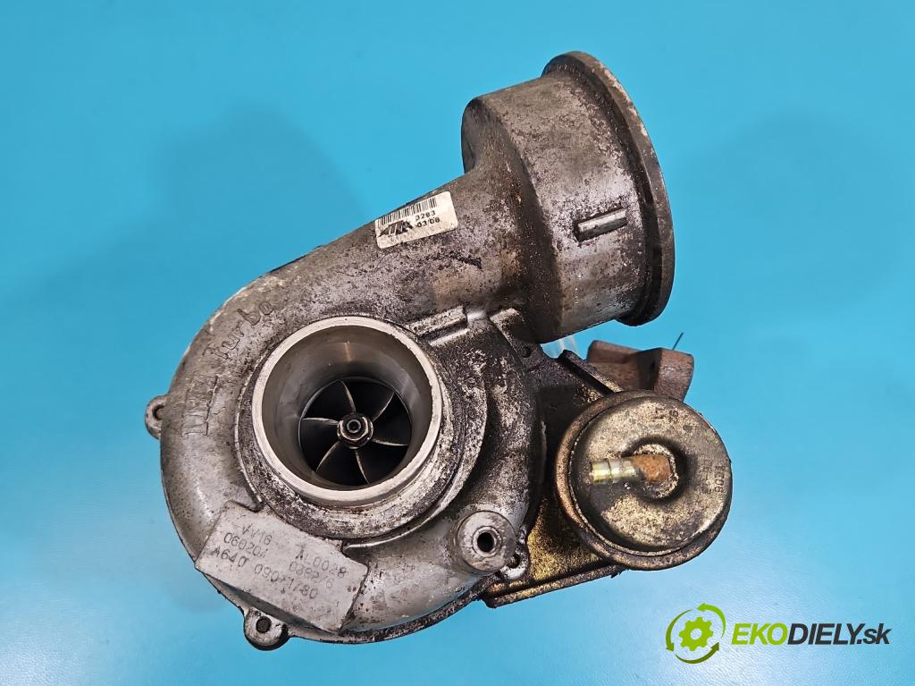 Mercedes B W245 2005-2011 2.0 CDI 109 HP manual 80 kW 1992 cm3 5- turbodúchadlo, turbo A6400901780 (Turbodúchadlo (kompletné))