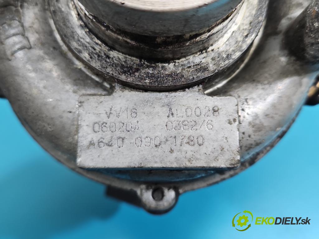 Mercedes B W245 2005-2011 2.0 CDI 109 HP manual 80 kW 1992 cm3 5- turbodúchadlo, turbo A6400901780 (Turbodúchadlo (kompletné))