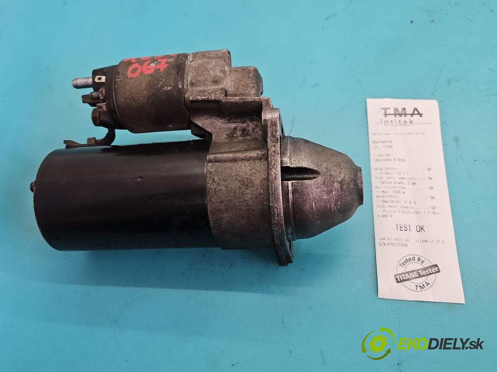 Mercedes B W245 2005-2011 2.0 CDI 109 hp manual 80 kW 1992 cm3 5- startér: 0001108217 (Startér)