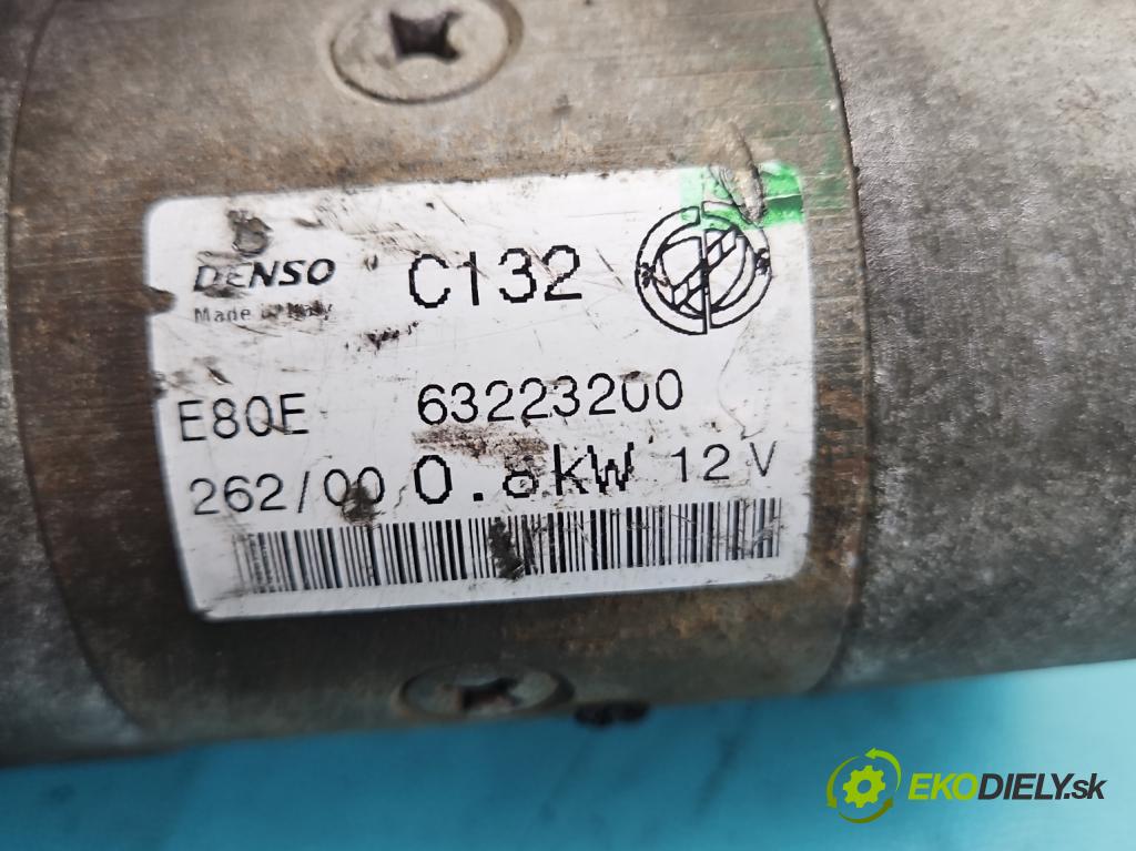 Fiat Punto II 1999-2010 1.2 8V 60 HP manual 44 kW 1242 cm3 5- štartér 63223200 (Štartér)