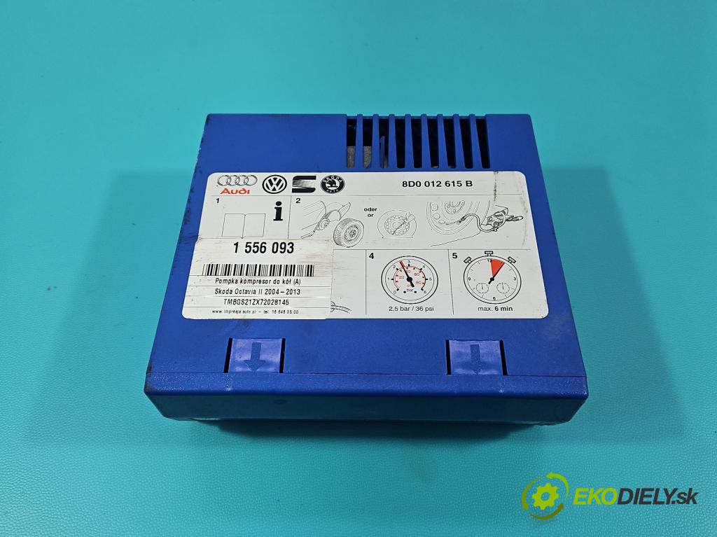Skoda Octavia II 2004-2013 1.9 tdi 105 hp manual 77 kW 1896 cm3 5- čerpadlo kompresor do pneumatík 8D0012615B
