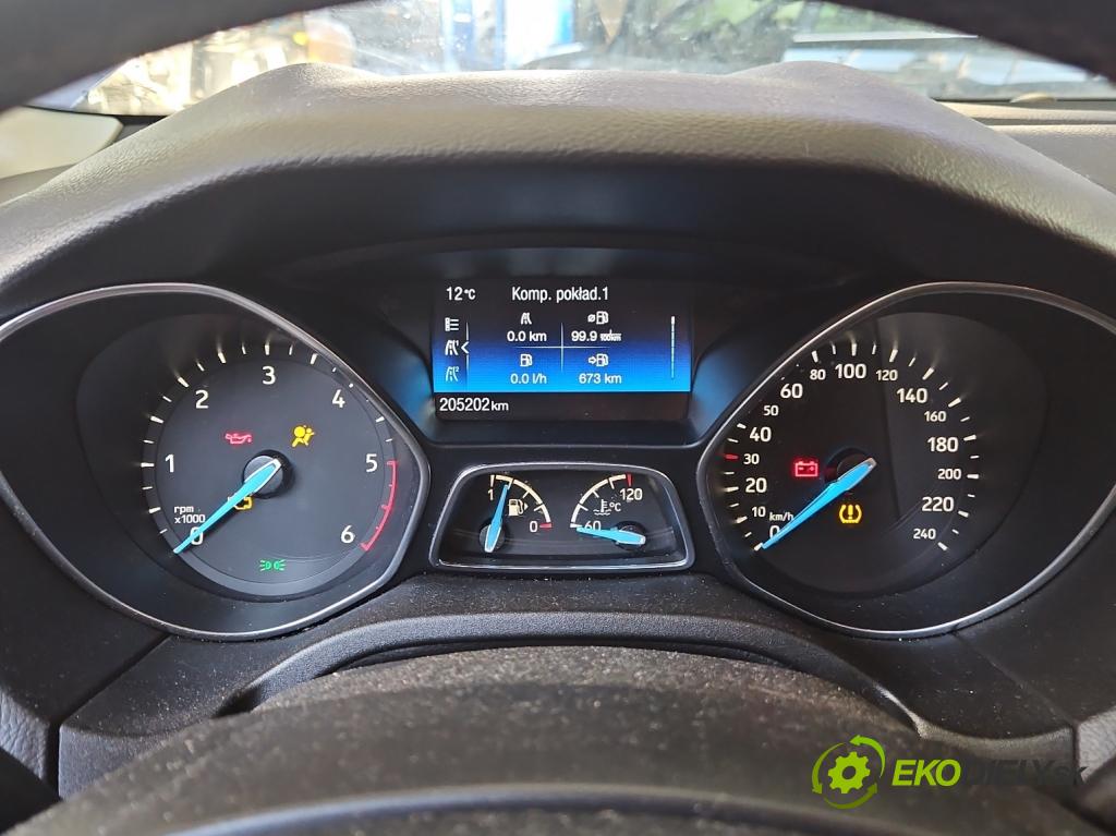Ford Focus Mk3 2010-2018 1.6 tdci 95 HP manual 70 kW 1560 cm3 5- prístrojovka/ budíky F1ET-10849-BLE (Prístrojová doska)