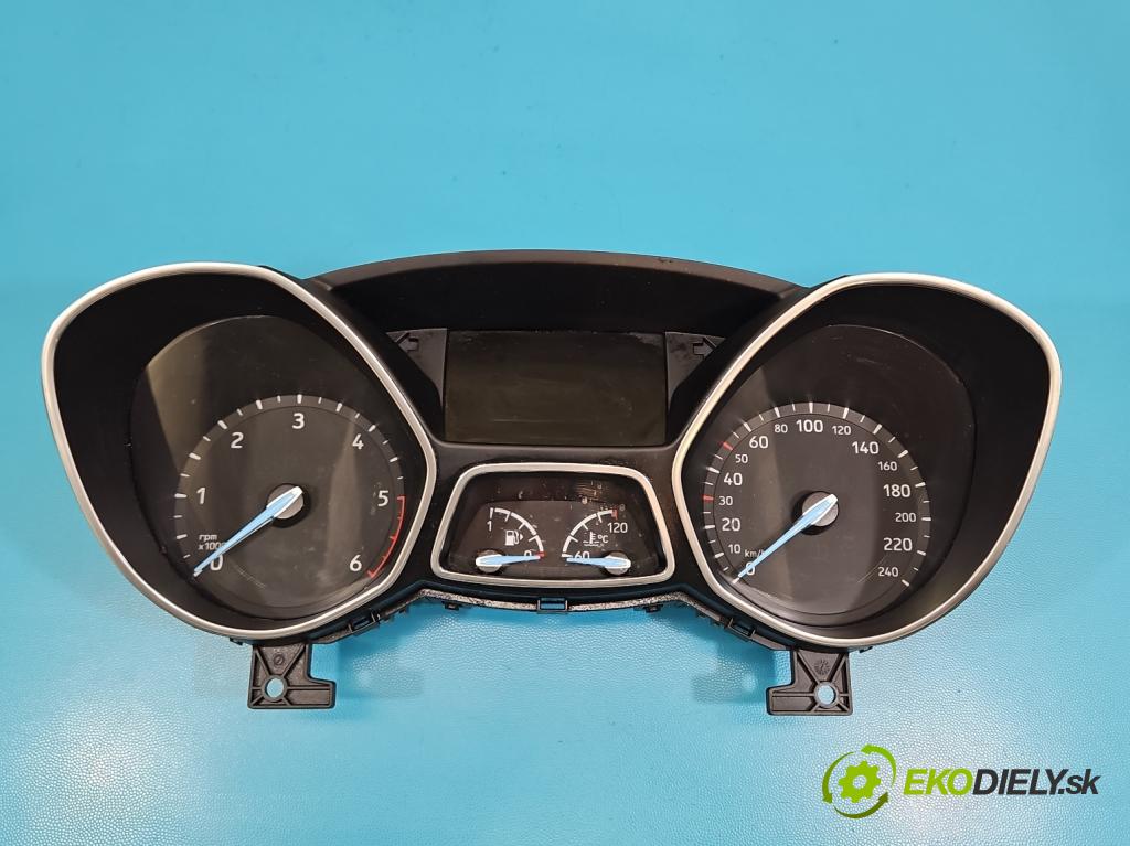 Ford Focus Mk3 2010-2018 1.6 tdci 95 HP manual 70 kW 1560 cm3 5- prístrojovka/ budíky F1ET-10849-BLE (Prístrojová doska)