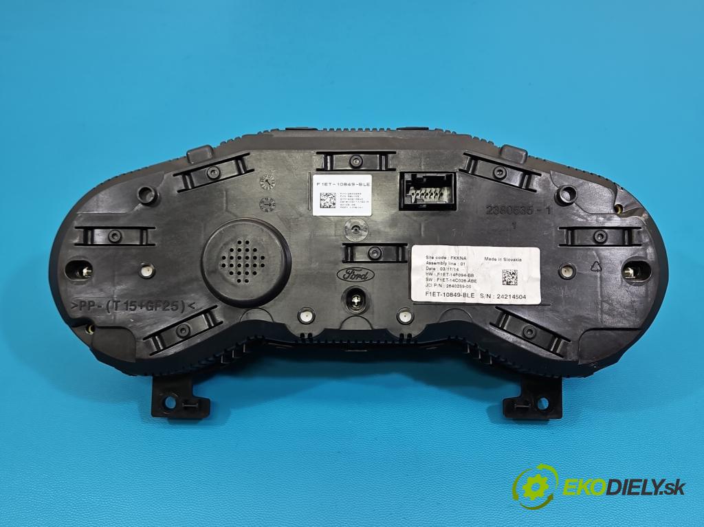 Ford Focus Mk3 2010-2018 1.6 tdci 95 HP manual 70 kW 1560 cm3 5- prístrojovka/ budíky F1ET-10849-BLE (Prístrojová doska)
