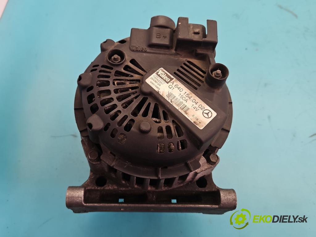 Mercedes B W245 2005-2011 2.0 CDI 109 hp manual 80 kW 1992 cm3 5- Alternator A6401540402 (Alternátor)