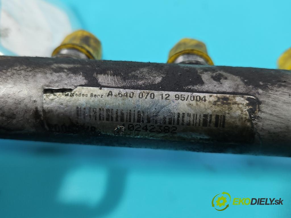 Mercedes B W245 2005-2011 2.0 CDI 109 HP manual 80 kW 1992 cm3 5- lišta vstrekovacia A6400701295 (Vstrekovacia lišta)