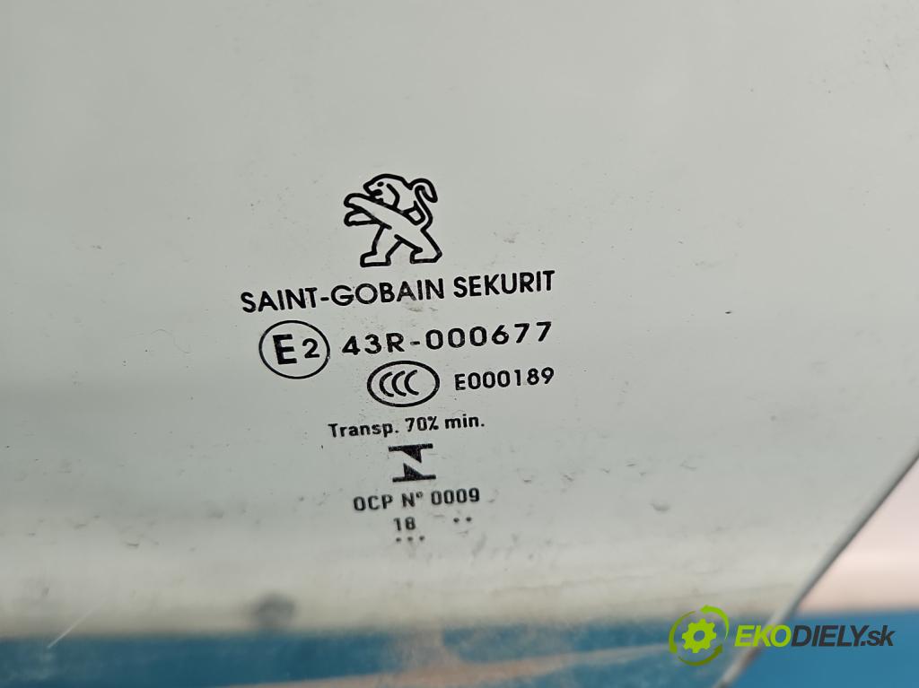 Peugeot 508 II 2018- 1.6 224hp automatic 165 kW 1598 cm3 5- sklo dvere predné ľavé