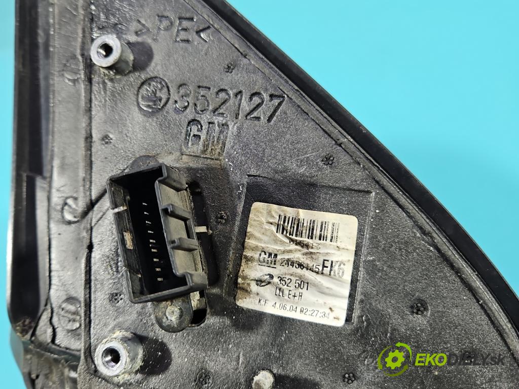 Opel Vectra C 2002-2008 1.9 cdti 150 hp manual 110 kW 1910 cm3 5- zpětné zrcátko levé 24436145 FK6 (Klika dveří ostatní)