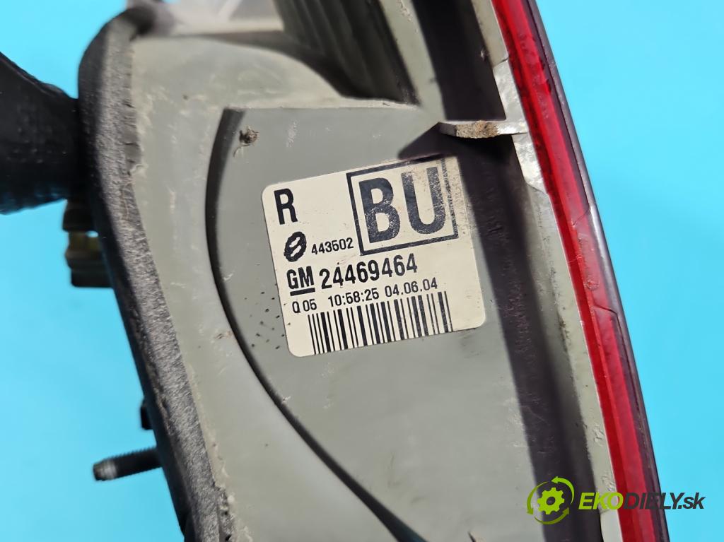 Opel Vectra C 2002-2008 1.9 cdti 150 hp manual 110 kW 1910 cm3 5- světlo zadní pravé 24469464 (Klika dveří ostatní)