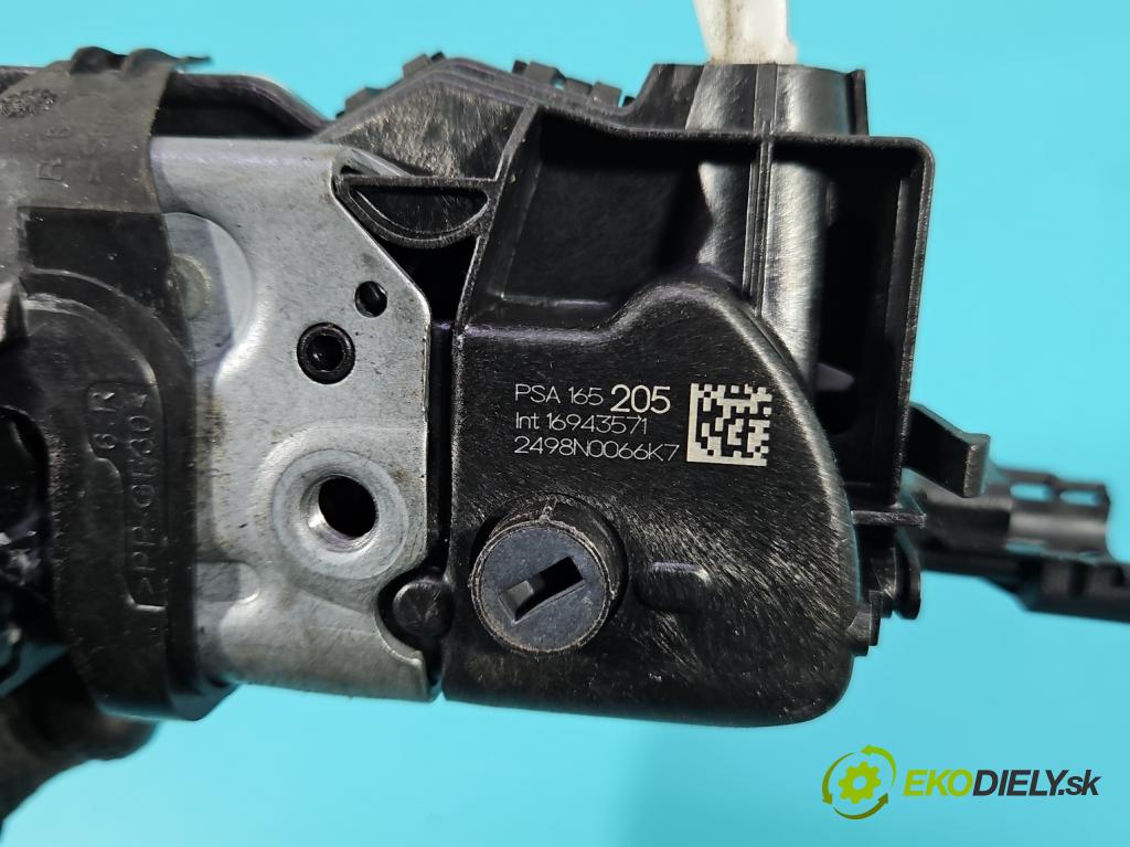 Peugeot 508 II 2018- 1.6 224hp automatic 165 kW 1598 cm3 5- zámok predné pravý 165205